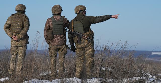 Ukrainska soldater i Luhansk-regionen Vadim Ghirda / AP