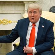 Merz och Trump i går.