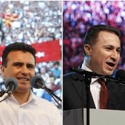 Oppositionsledaren Zoran Zaev / Premiärminister Nikola Gruevski