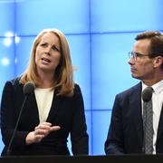 Annie Lööf (C) och Ulf Kristersson (L). 