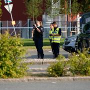 Polisinsatsen i Gamlegårdens centrum i Kristianstad