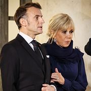 Emmanuel och Brigitte Macron.