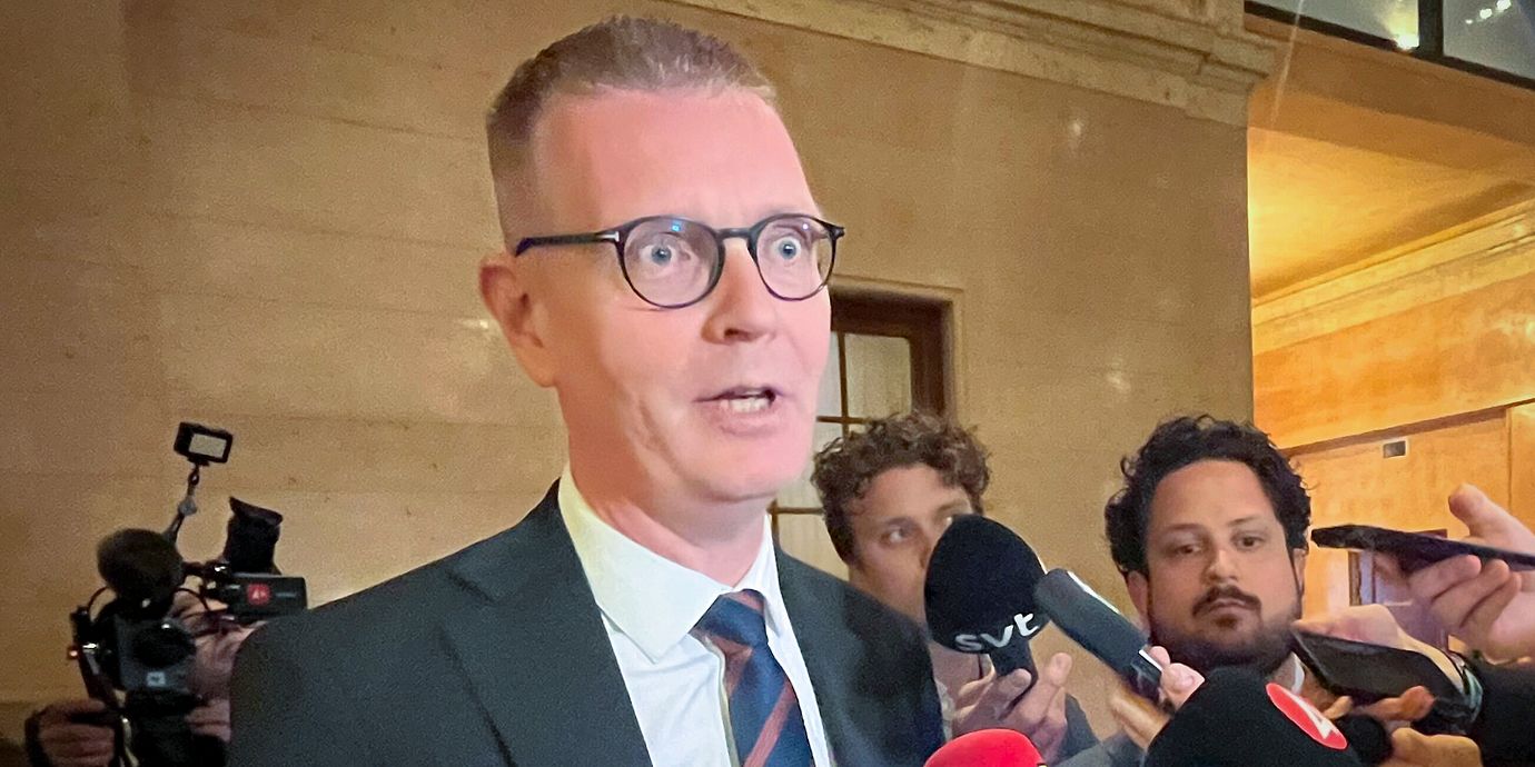 Mattias Karlsson, gruppledare för Moderaterna.