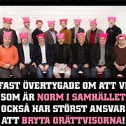 Fotot som Byggnads postat på Facebook.