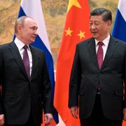 Vladimir Putin och Xi Jinping.