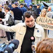 Jonatan Alfvén, influencer och aktivist.