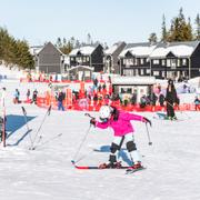 Skidområdet Lindvallen i Sälen.