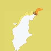 Den orangea och de gula varningarna.