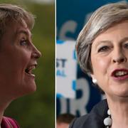 Yvette Cooper och Theresa May