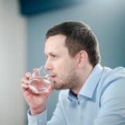 Grönlands ledare Jens-Frederik Nielsen vid en pressträff i Nuuk i går.