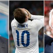 Roy Hodgson, Wayne Rooney och Sven-Göran Eriksson.