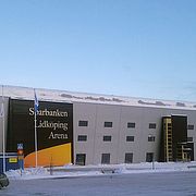 Sparbanken Lidköping Arena där olyckan inträffade.