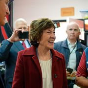 Susan Collins på en restaurang, 21 oktober.