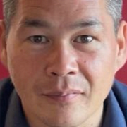 Grönlands huvudstad Nuuk och Trump-kritikern Orla Joelsen.