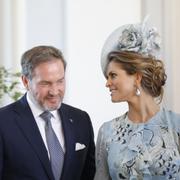 Herr Chris O'Neill och prinsessan Madeleine.