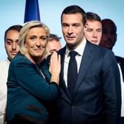 Marine Le Pen och Jordan Bardella