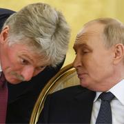 Dmitij Peskov och Vladimir Putin. 