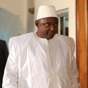 Gambias president Adama Barrow