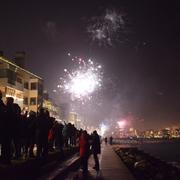 Arkivbild. Nyårsfirande i Malmö 2014.