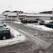 Parkeringen i Kramfors där nioåringen hittades.