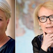 Hillevi Engström och Charlotte Petri Gornitzka