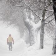 Illustrationsbild: Snöovädret i Sundsvall i fredags