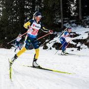 Anna Magnusson under loppet. 