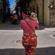 Kvinna i Havanna.