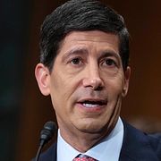 Fedchefen Kevin Warsh i senaten 15 juli i år.