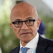 Microsofts vd Satya Nadella, arkivbild.