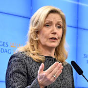 Centerpartiets ledare Elisabeth Thand Ringqvist.