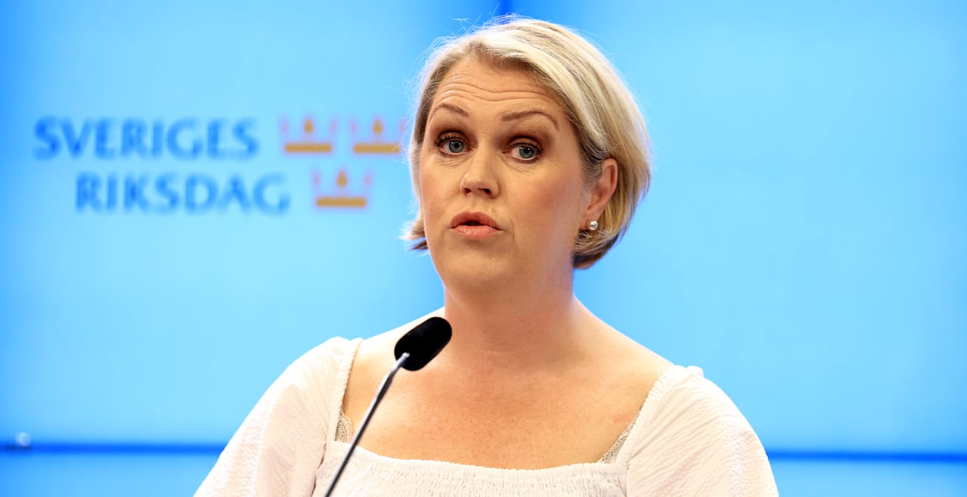 Socialdemokraternas gruppledare Lena Hallengren (S)