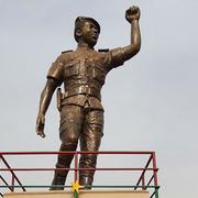 Monumentet efter Thomas Sankara i Burkina Faso.