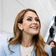 Prinsessan Madeleine och Chris O’Neill i samband med att Minlen lanserades på en skönhetsmässa i Düsseldorf i mars förra året.