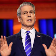 USA:s finansminister Scott Bessent talar på Världsekonomiskt forum i Davos.