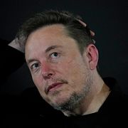 X-ägaren Elon Musk. Arkivbild.