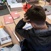 Genrebild från skola.
