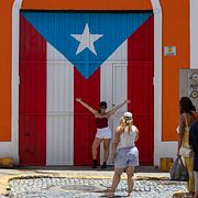 Turister i Puerto Rico.