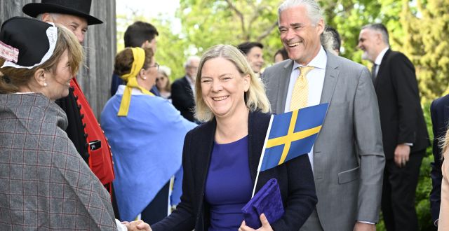 Magdalena Anderssons Socialdemokraterna är den stora favoriten bland både kvinnor och män  Henrik Montgomery/TT