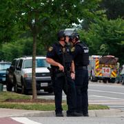 Poliser i Virginia Beach. 