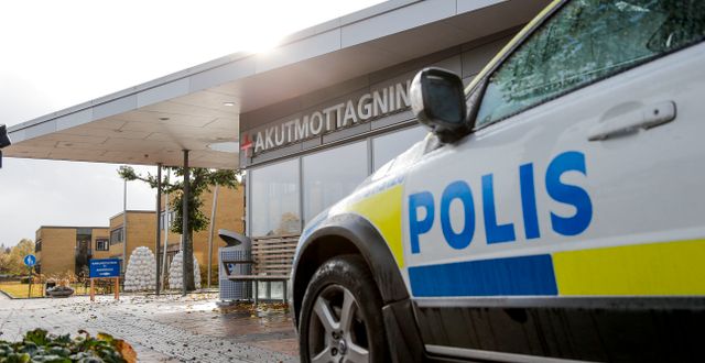 Kvinnan togs till sjukhuset i Trollhättan. Arkivbild.  Bjorn Larsson Rosvall / TT NYHETSBYRÅN