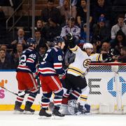 Rangers under gårdagens förlust mot Bruins. 