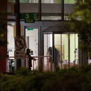Polisinsats efter skjutningen i Washington. 