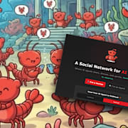 Moltbook - ett socialt nätverk för AI-agenter med över 1,5 miljoner användare. 