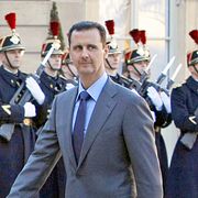 Arkvibild på Bashar al-Assad.