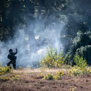 Stridsuppvisning med 71:a bataljonen på det skånska regementet P7 i oktober.