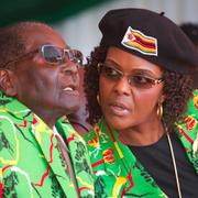 Robert och Grace Mugabe.