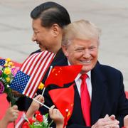 Xi och Trump. Arkivbild.