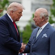 Trump och kung Charles.