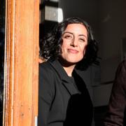 Liberalernas partiledare Simona Mohamsson (L) efter ett sammanträde med Liberalernas partistyrelse.